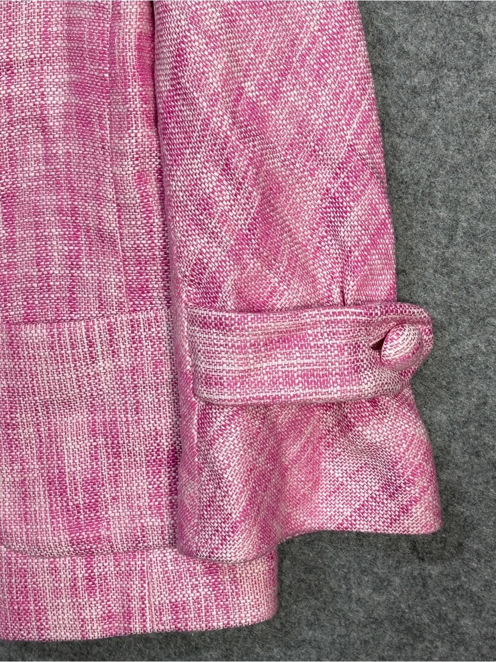 J. Crew Waverly SZ 4 Pink White Retro Blazer Barbiecore Coquette Preppy Y2K